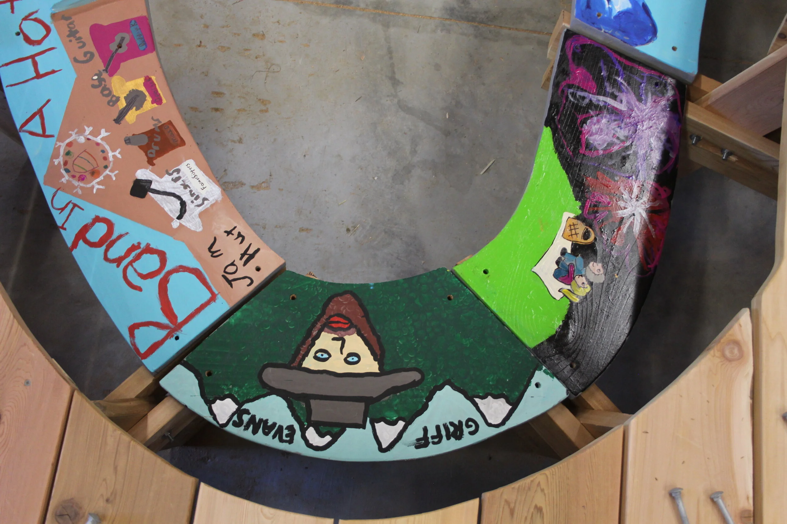  paintings of why they love living in Jamestown  