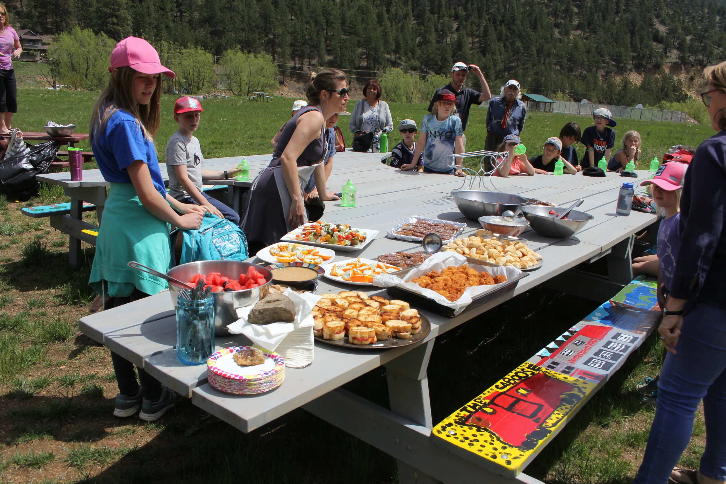  first lunch on table May 23, 2018 