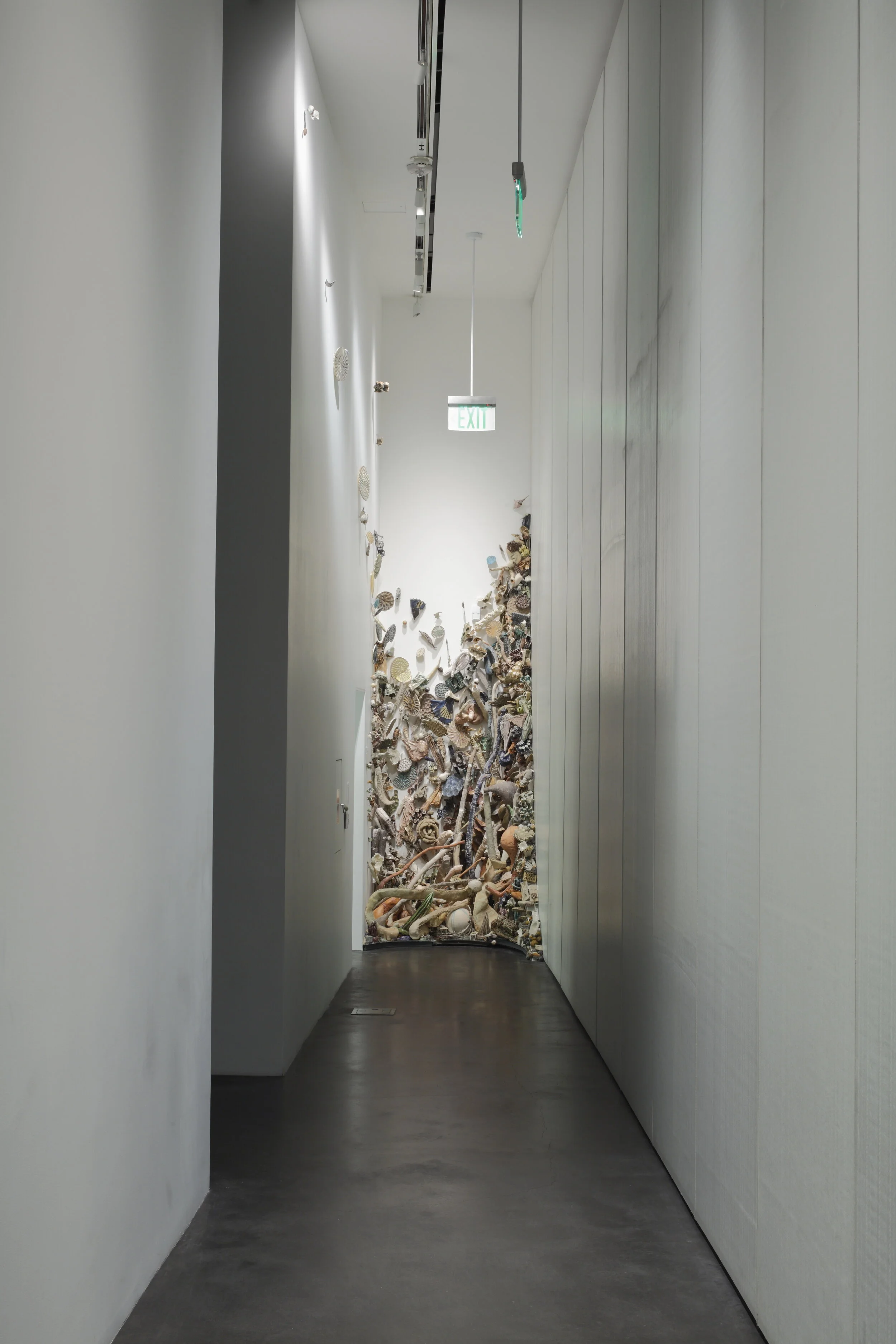  shibumi   mixed media and clay   6 x 4 x 12 feet  2010       