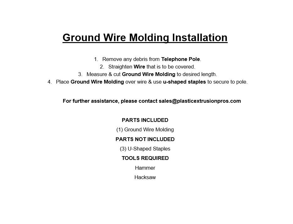 Ground Wire Molding