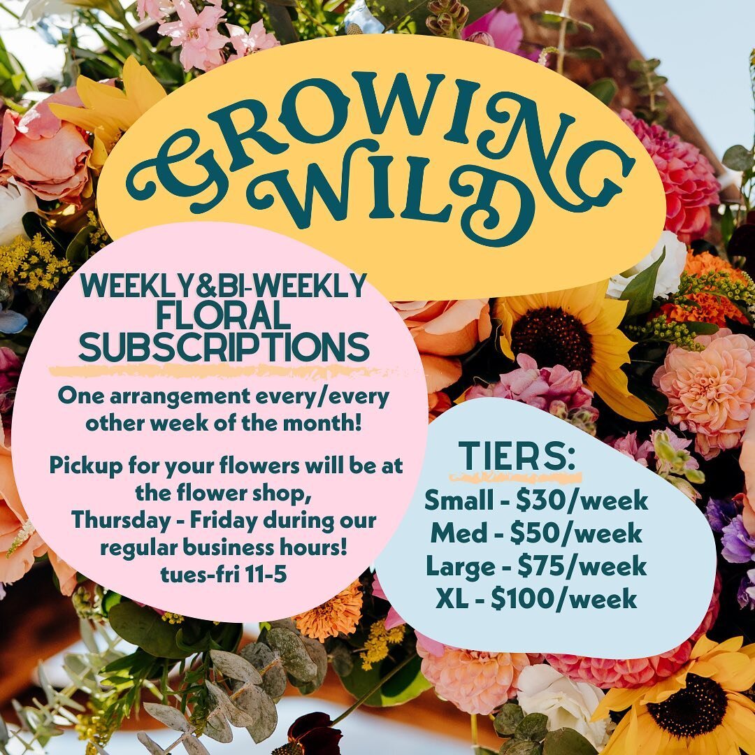 Give yourself (and your space) a ✨serotonin boost✨ by starting your Spring early with our Flower Subscription! You can choose either weekly or bi-weekly florals, and sign up for *just* March or extend to whenever you&rsquo;d like 🥰 

Great for busin