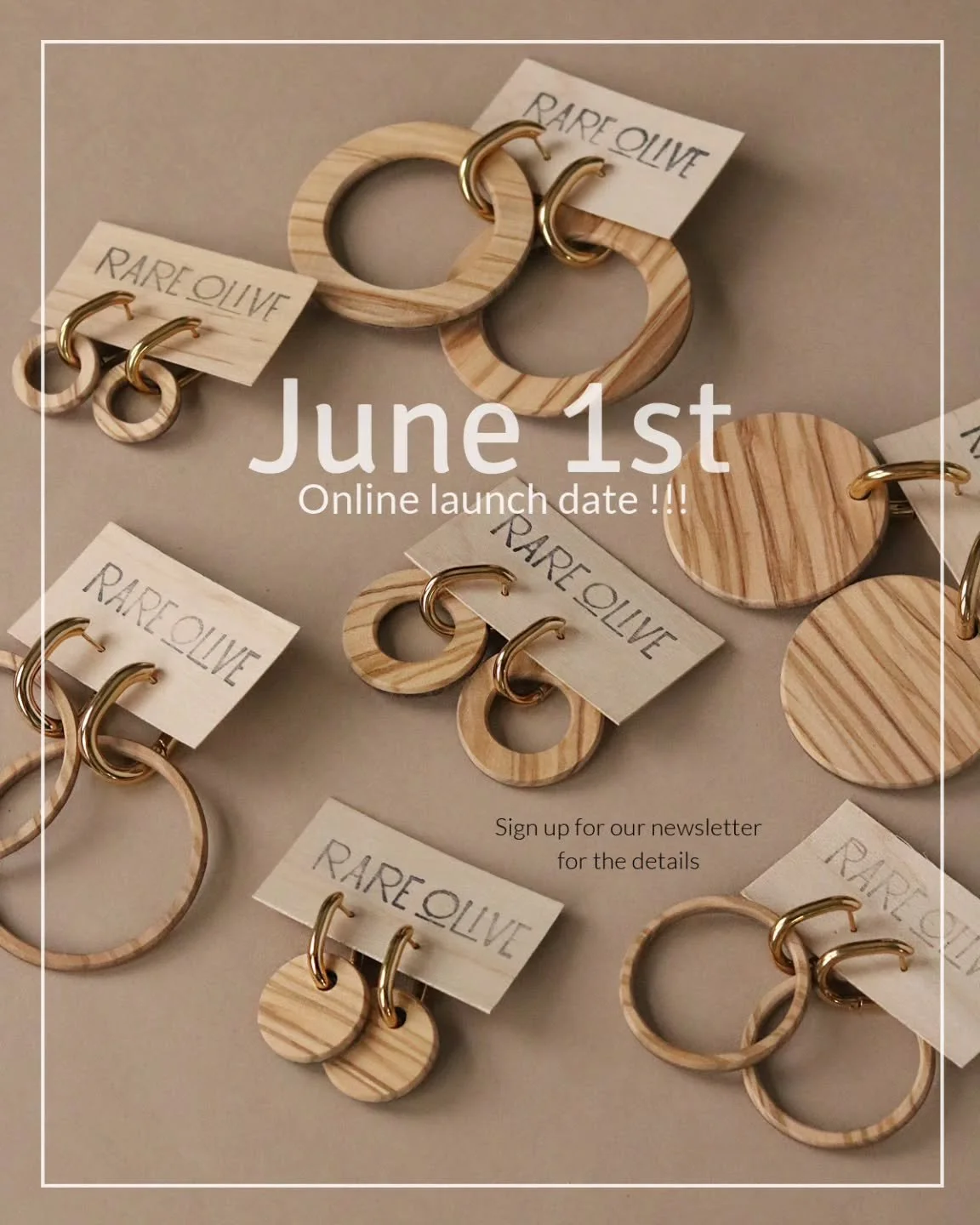 The summer online update is coming. Sign up for our newsletter for the deats, link in bio 👆. 

#newcollection #woodjewelry #summerfashion