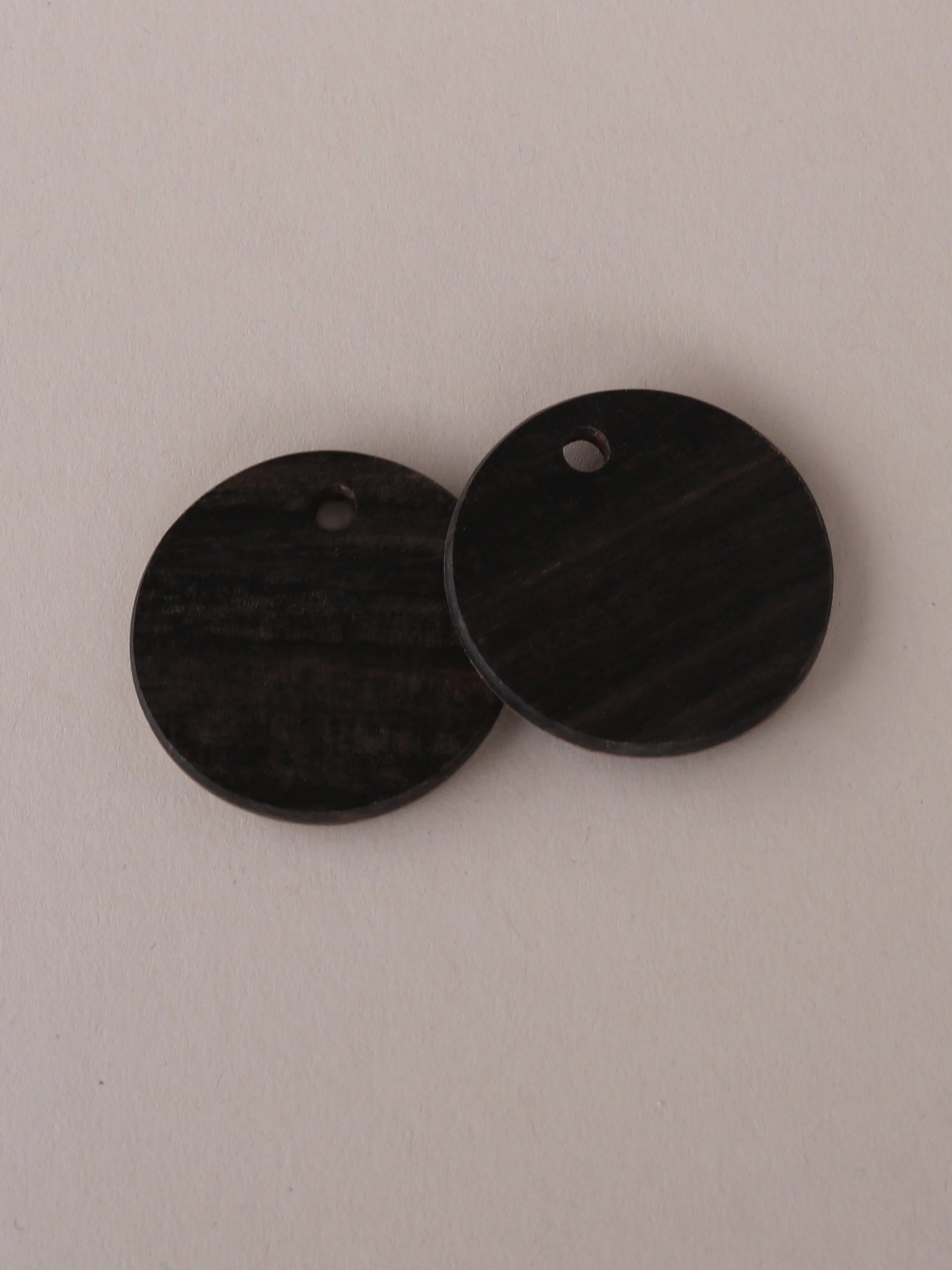 Large Solid Circles - Ebony - Add-On Pieces