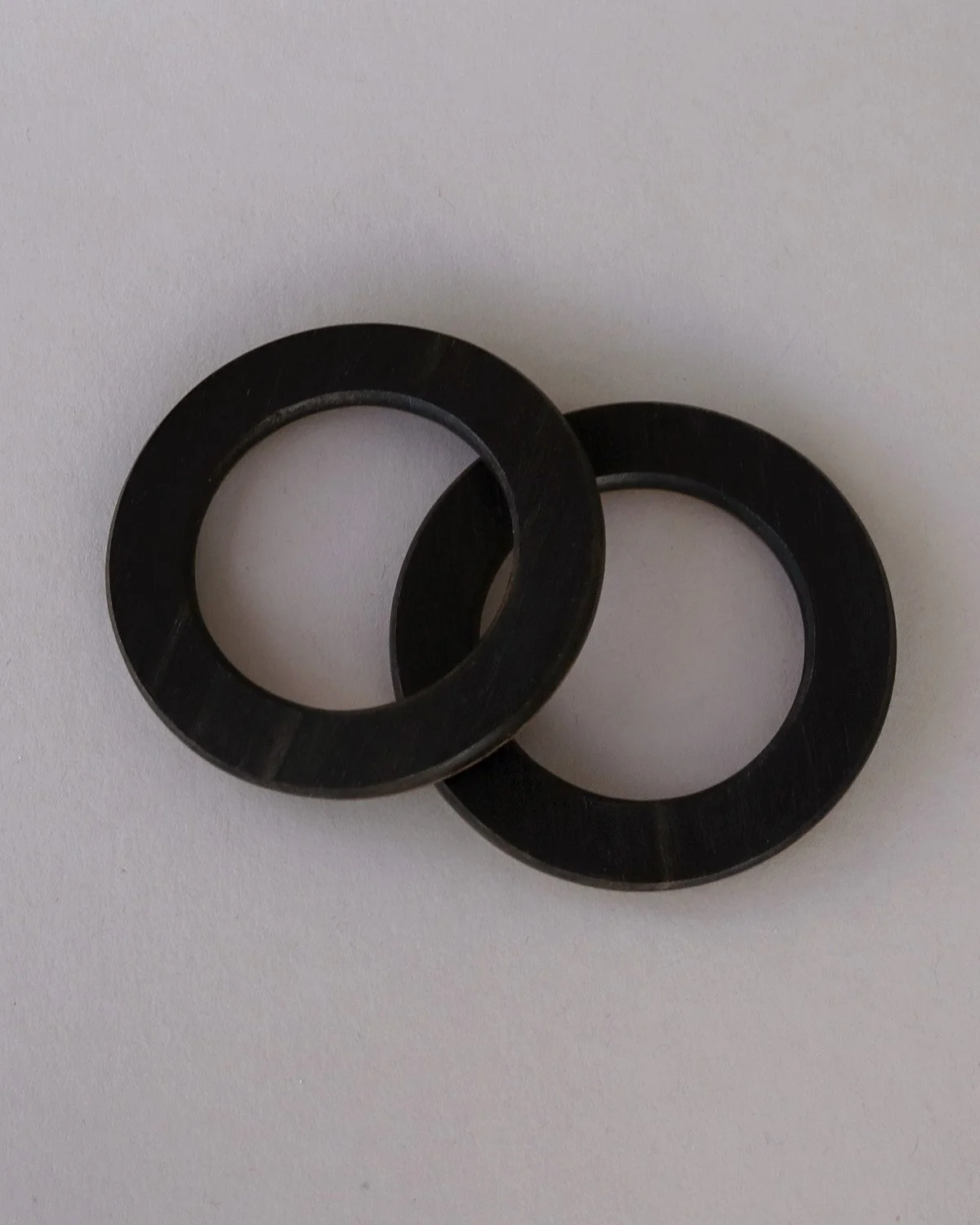 Bold Large Hollow Circle - Ebony - Add-On Pieces
