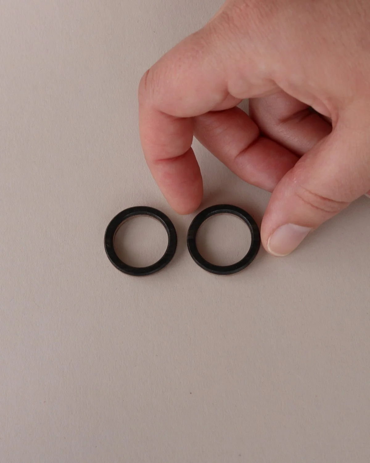 Thin Small Hollows - Ebony - Add-On Pieces