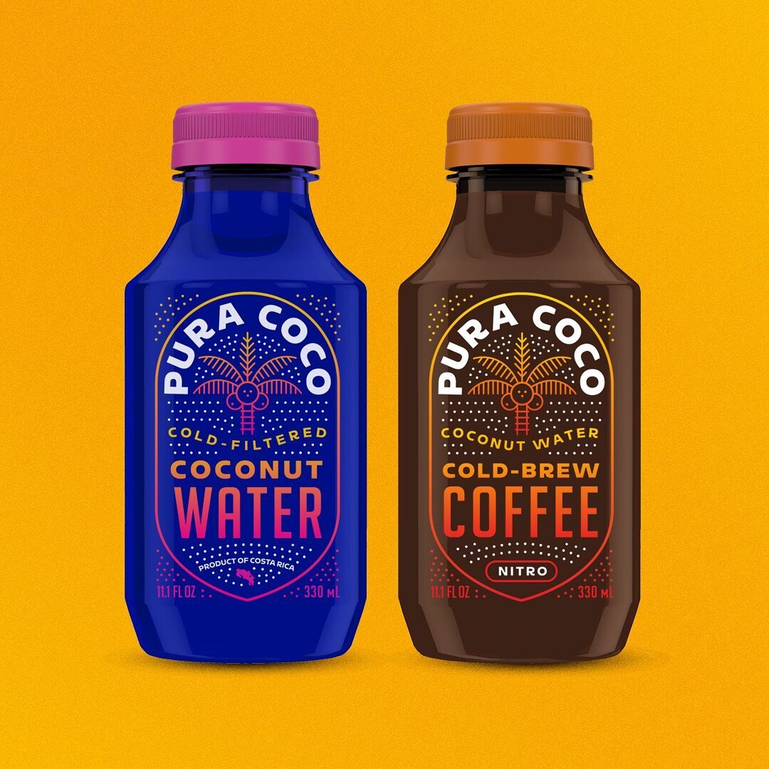 Packaging refresh and brand realignment for the good folks at @drinkpuracoco. Brand foundation by the talented @mistercollin. Faye approved 💪