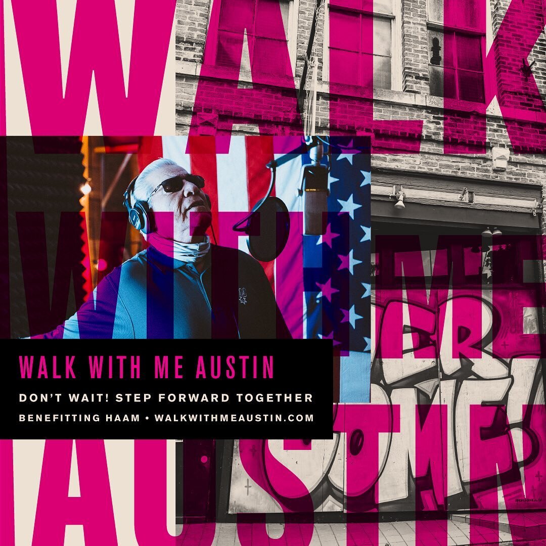 Introducing &ldquo;Walk With Me&rdquo;, a city anthem featuring over 40 local musicians showcasing the diversity, talent, and musical genres of Austin, Texas. We hope this song serves as a symbol of hope that inspires our community to work towards a 