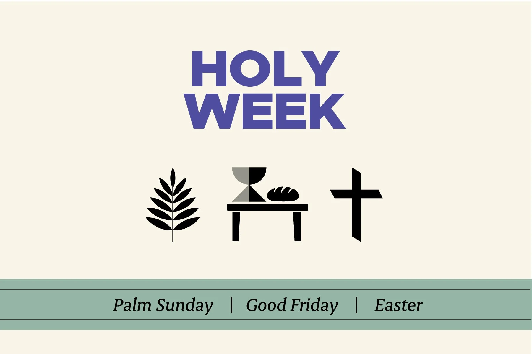 Holy Week at First Christian