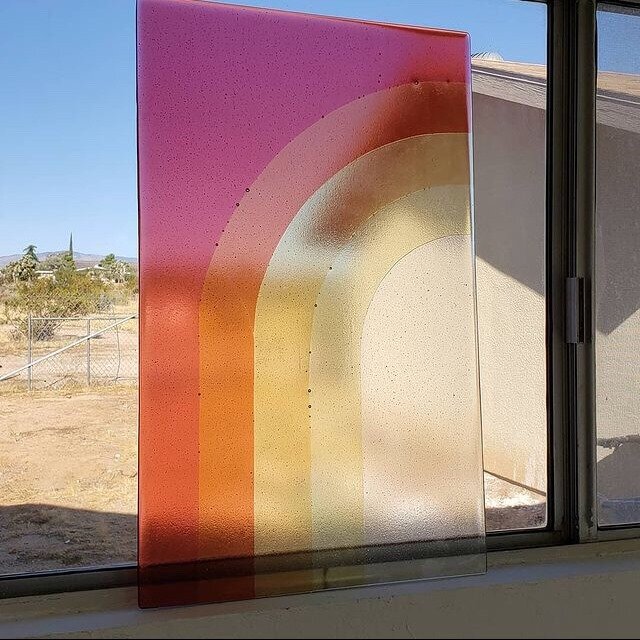 #designinspo: We love custom glass in all its forms. This beauty was made by @johnkennethclark for @bullseyeprojects. Photo reposted from @ofotherspaces 🌈⠀⠀⠀⠀⠀⠀⠀⠀⠀
.⠀⠀⠀⠀⠀⠀⠀⠀⠀
.⠀⠀⠀⠀⠀⠀⠀⠀⠀
. ⠀⠀⠀⠀⠀⠀⠀⠀⠀
#designbuild #oakland #design #spacesandplaces #bay