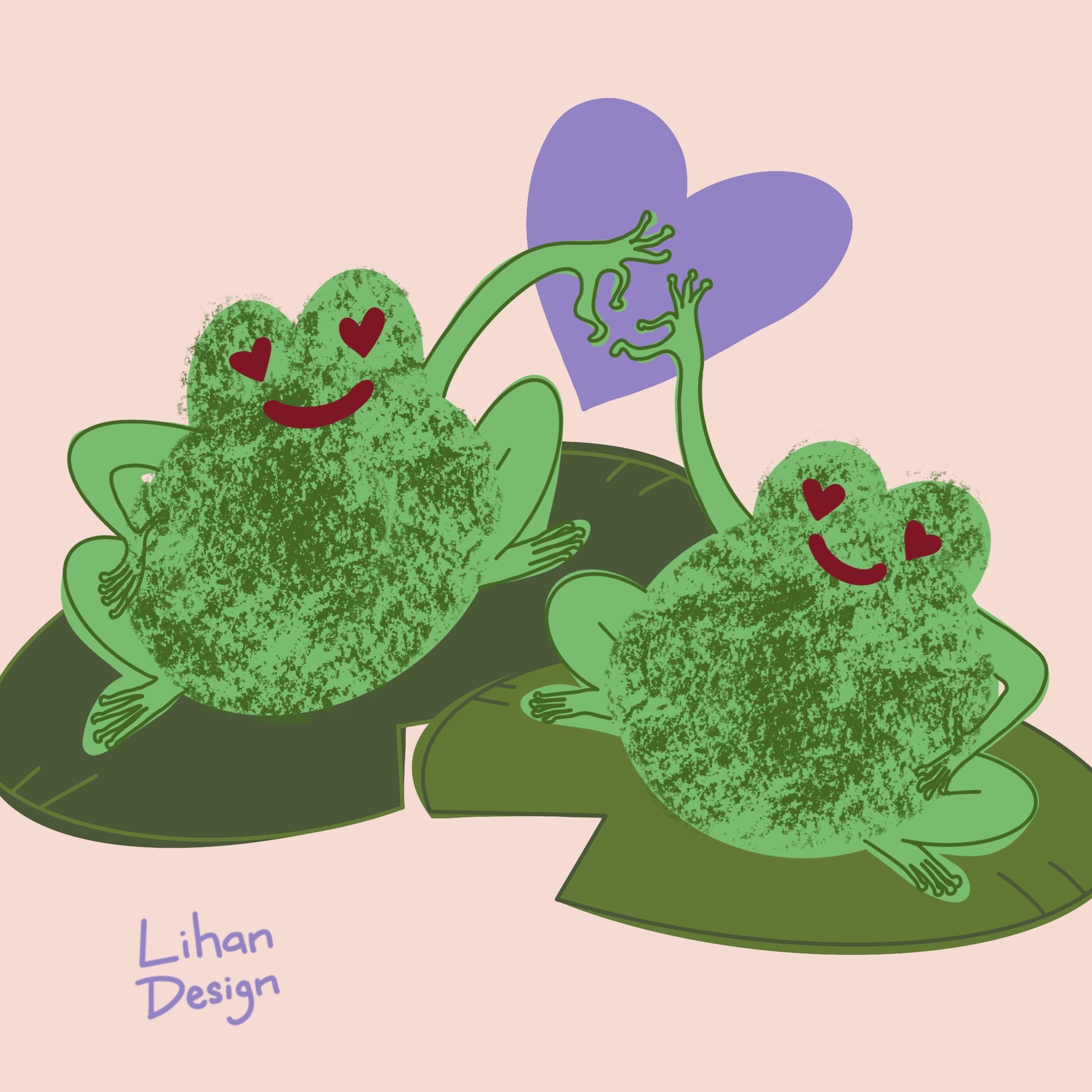 ‘Lil froggies in love
