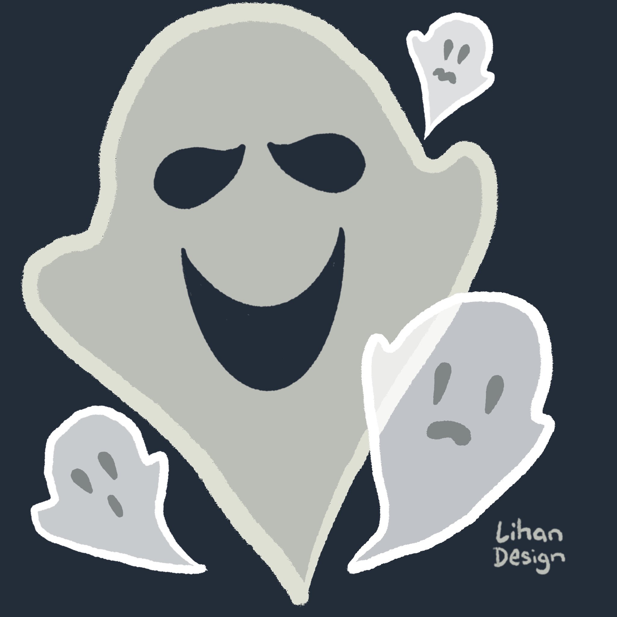 Big ghost spooky for tiny ghosts