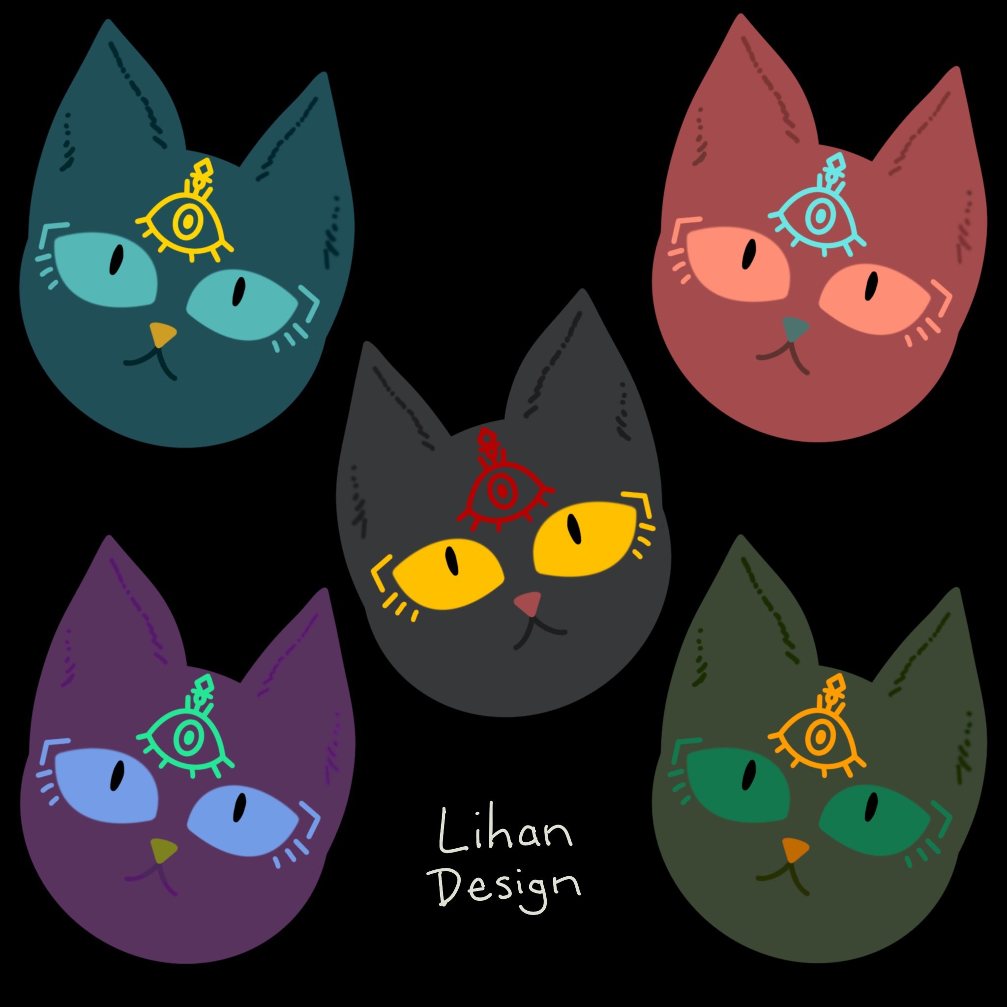 Absolutely love these magical cats