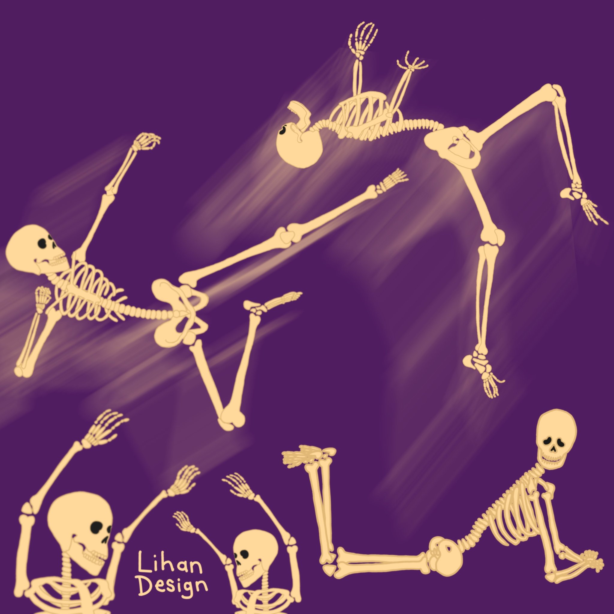 Silly skeletons