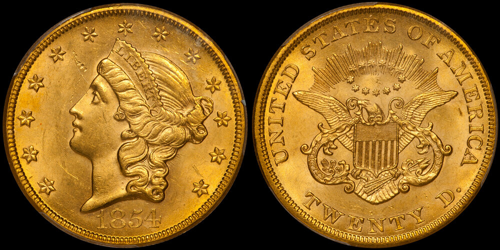 1854 Large Date — Double Eagle Book