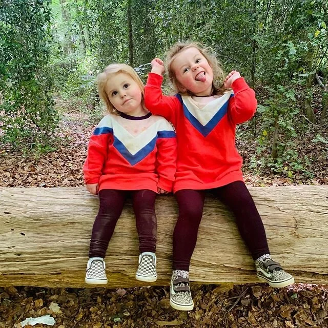 Yay it&rsquo;s the weekend! Happy Saturday everyone!!! It&rsquo;s felt like a tough week this week so it will be nice having both of us around to be with the kids. 🥰 These cute little jumper dresses are from @boden_clothing man I miss shopping! Tryi