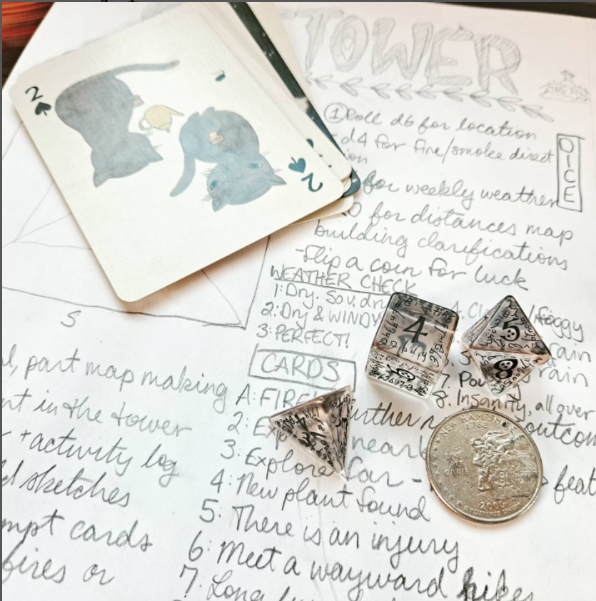 Watchtower: the building of my first-ever ttrpg