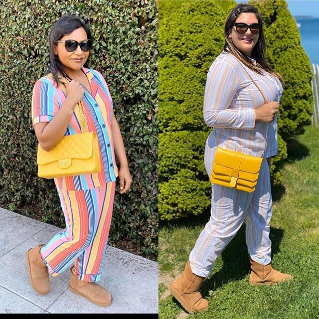 #SuperSizeTheLook @mindykaling edition! I love this woman and anything she does❤️ (Mindy Project stans-I&rsquo;m w/ you!) I love how she plays with color and with @chanelofficial 😆 Remember, it&rsquo;s never about who wore it better. Style has no si