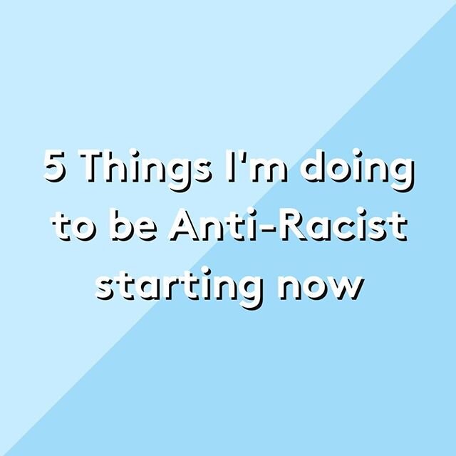 It is hard to know what to say or do, but these are 5 things I&rsquo;m going to start with. Feel free to join me or suggest others. It&rsquo;s not perfect but it&rsquo;s a start. 🤍🖤