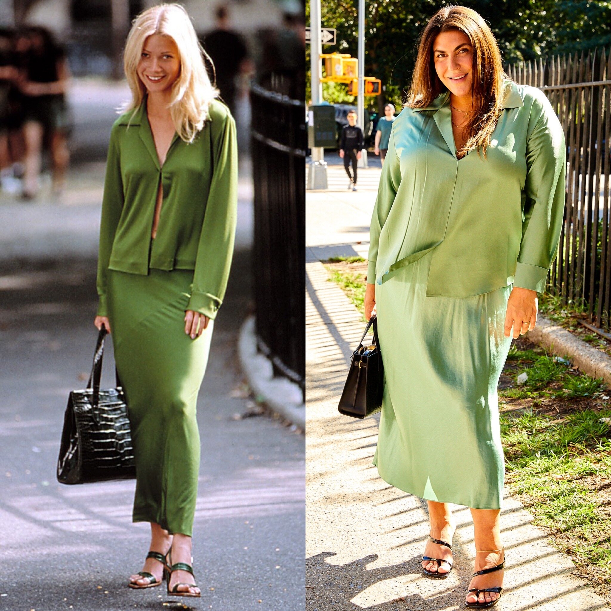 gwyneth paltrow green dress