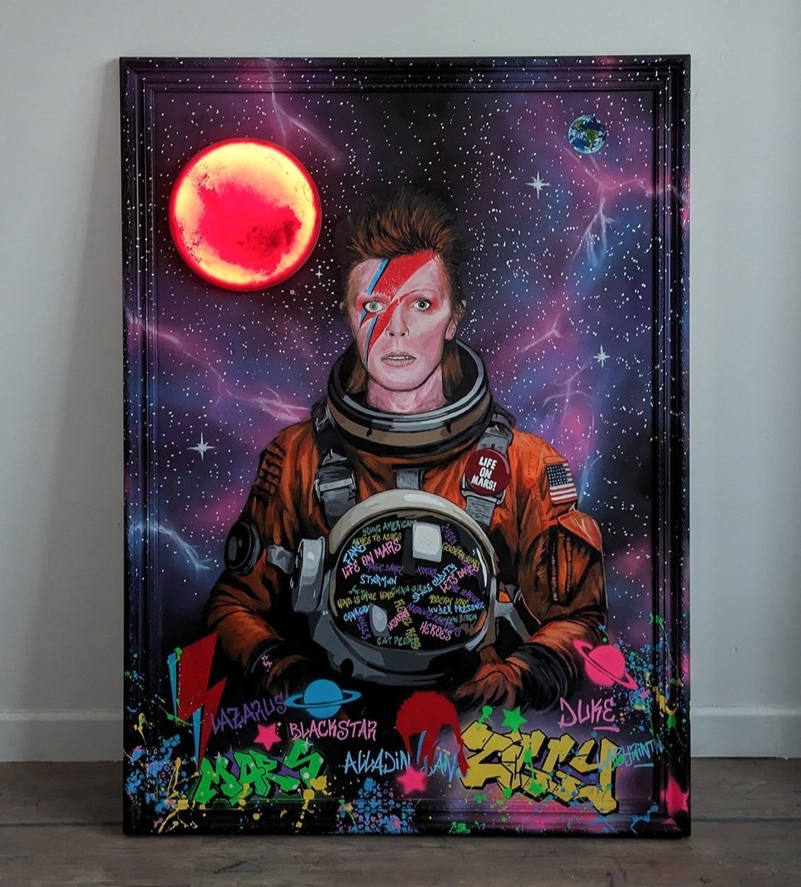 David Bowie - Life on Mars - Original Painting - KiPS.art