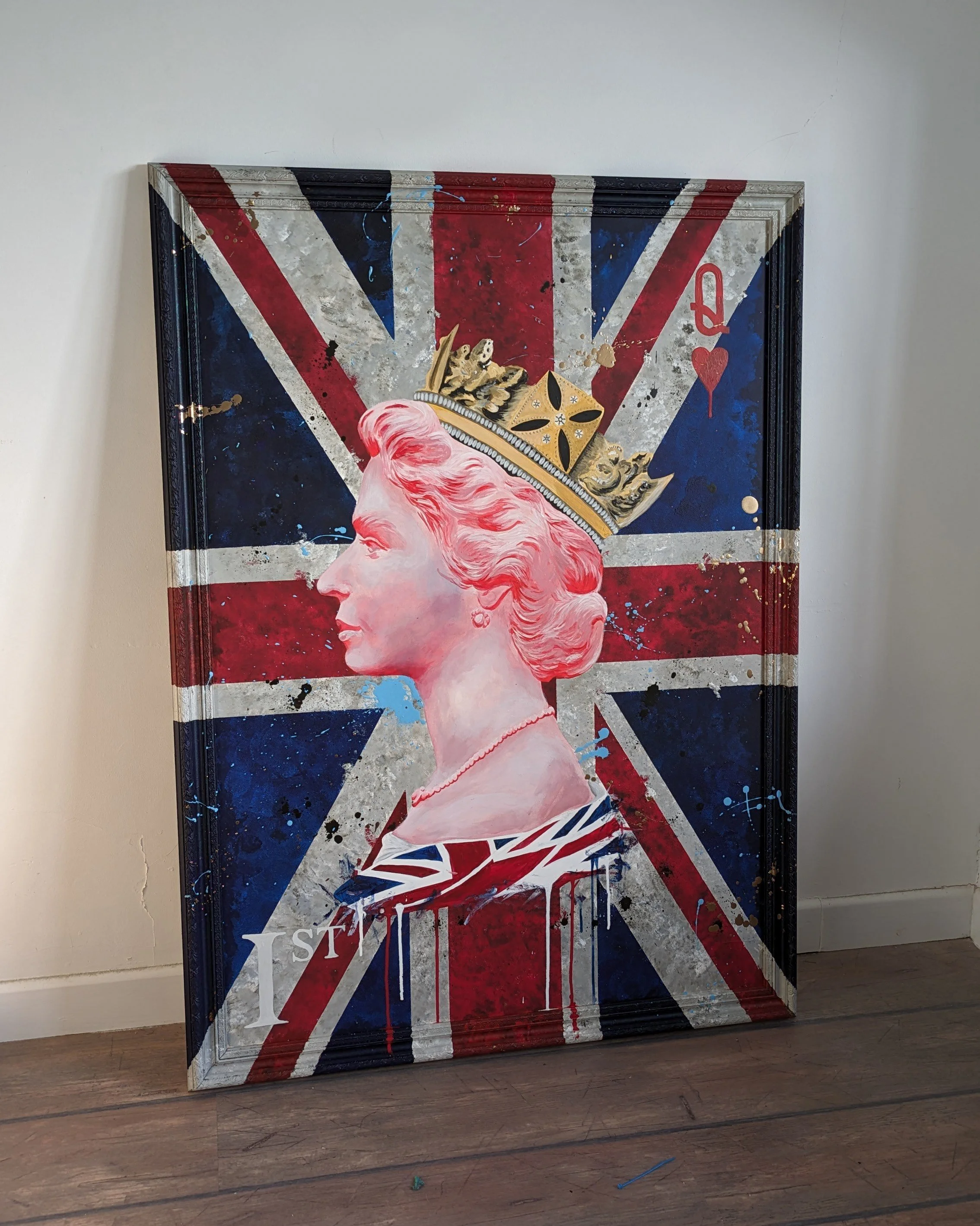 Queen of Hearts 2.0 - Embellished Limited Print - KiPS.art