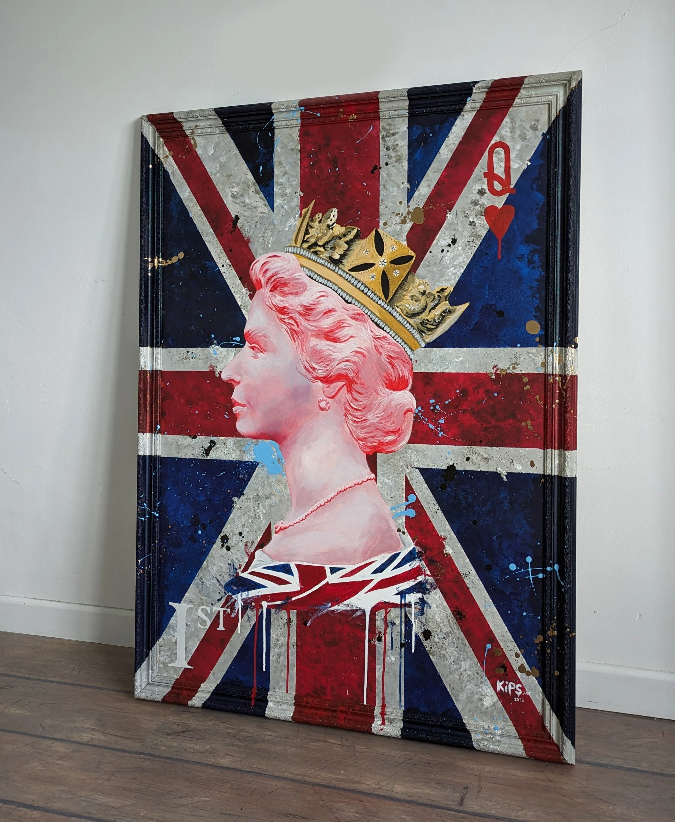 Queen of Hearts 2.0 - Embellished Limited Print - KiPS.art