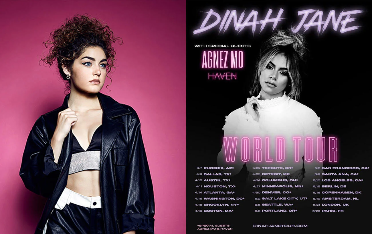 HAVEN JOINS DINAH JANE AND AGNEZ MO ON WORLD TOUR