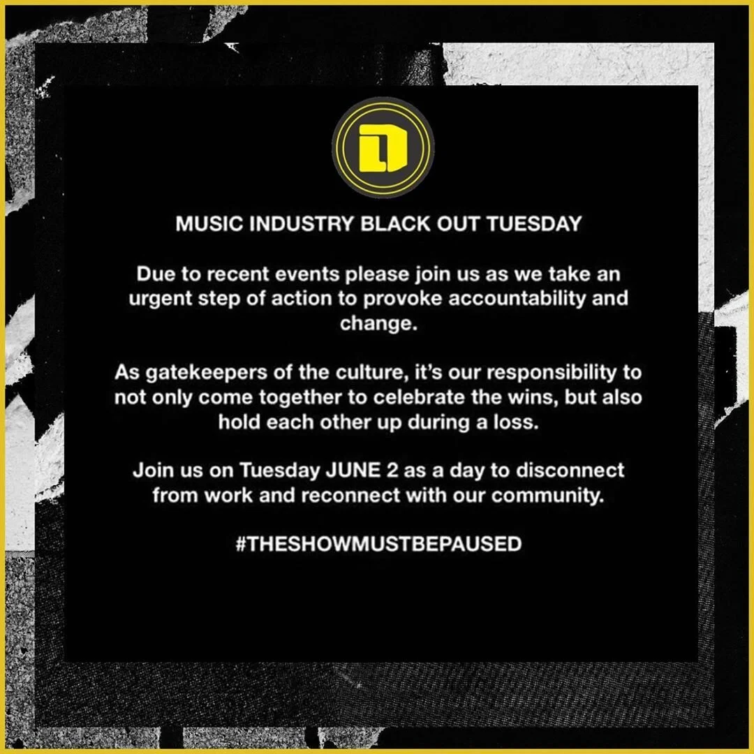 Music Industry Black Out Tuesday