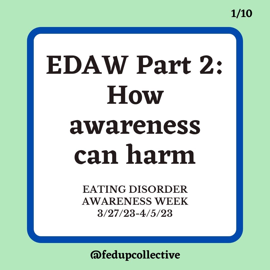 February 27-March 3 is #EatingDisorderAwarenessWeek. This week and eating disorder awareness generally has often not been inclusive to experiences of eating disorders in underserved populations. In connection with this years #EDAW theme #ItsTimeForCh
