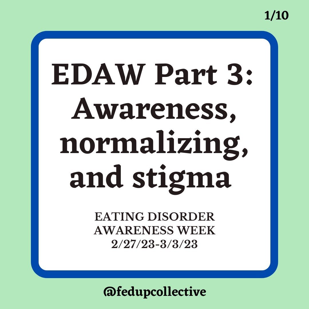February 27-March 3 is #EatingDisorderAwarenessWeek. This week and eating disorder awareness generally has often not been inclusive to experiences of eating disorders in underserved populations. In connection with this years #EDAW week theme #ItsTime