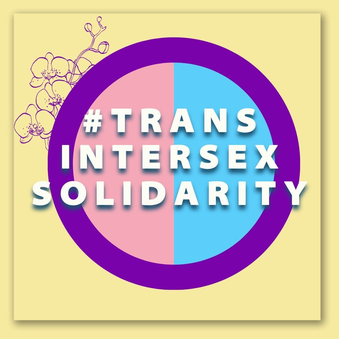 As more and more bills are proposed across the US attacking trans rights and healthcare, it is critical that we do not forget how these bills also harm intersex people, especially children. It's time for #transintersexsolidarity in our activist and a