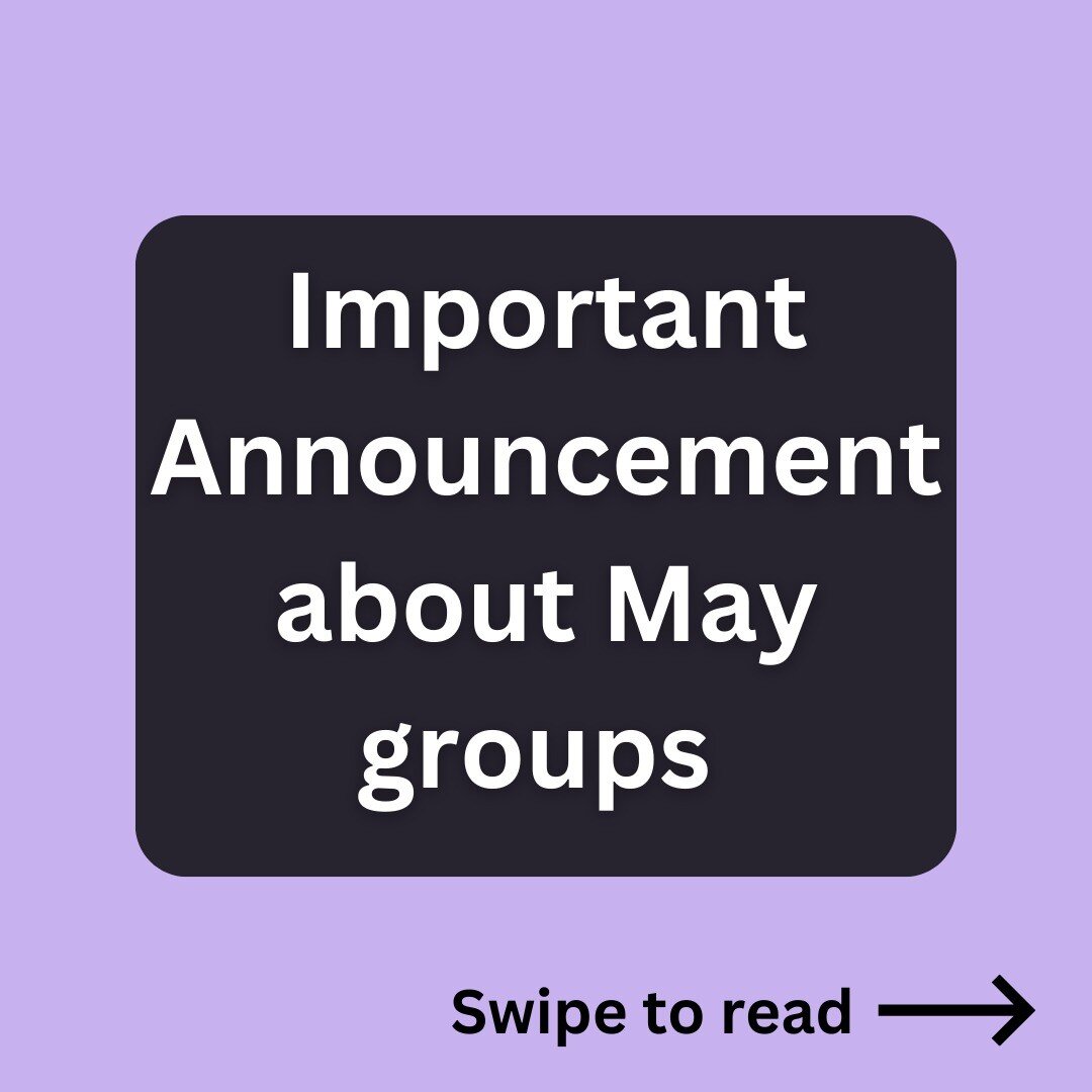 Swipe through for an update about why we are pausing our May groups, what will happen next, and opportunities for community input. If you have comments or questions, please email us at hello@fedupcollective.org where we will be sure to respond as soo