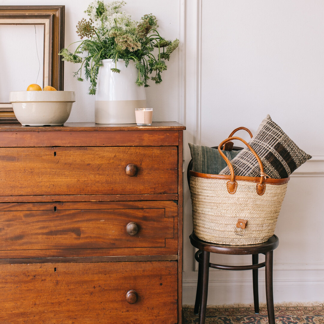 Inspired by her love of relaxed living, Jocelyn&rsquo;s signature design style mixes modern and vintage elements to enhance the inherent beauty of your space.  Explore NEW &amp; ONE-OF-A-KIND vintage finds carefully collected by Jocelyn in @shoppeled