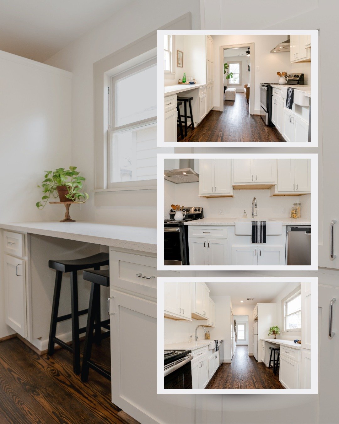 These were the spaces that truly changed how this 1920s beach cottage is lived in. The kitchen and bathroom were completely rethought to feel brighter, calmer, and more functional for everyday life.

Clean lines, restored wood, and soft natural finis