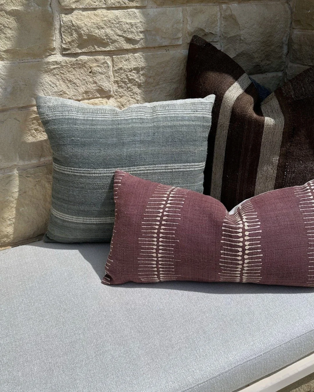 The pieces that make a space feel like someone actually lives in it are almost never the most obvious ones. 

This Indian Wool Pillow Cover with real texture and a pattern that has some history to it is exactly one of them. The kind of piece that loo