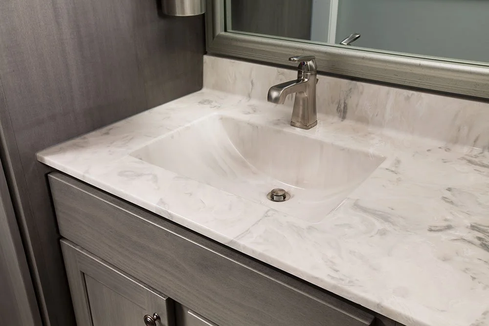 White Carrara Cultured Marble