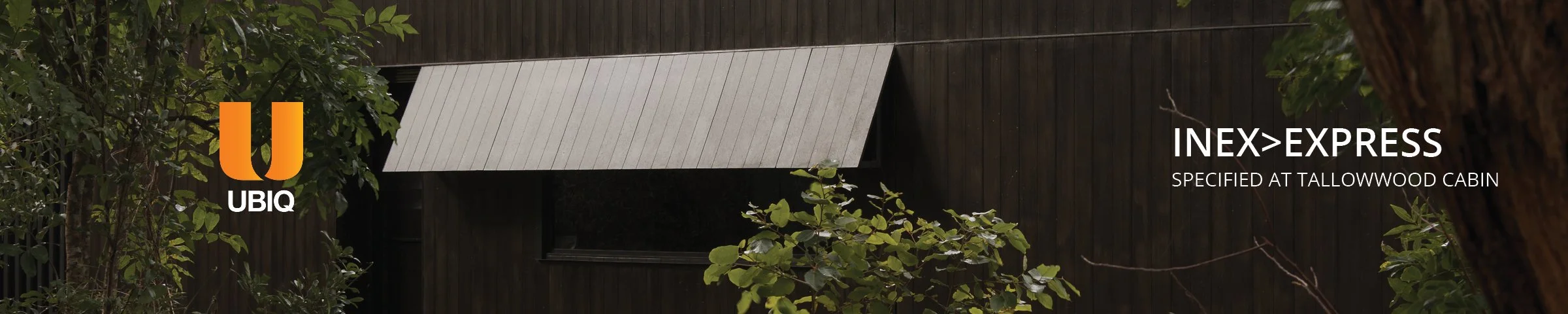 Explore UBIQ INEX>EXPRESS, the BAL-FZ fire-rated cladding specified for Tallowwood Cabin by Fouche Architectd