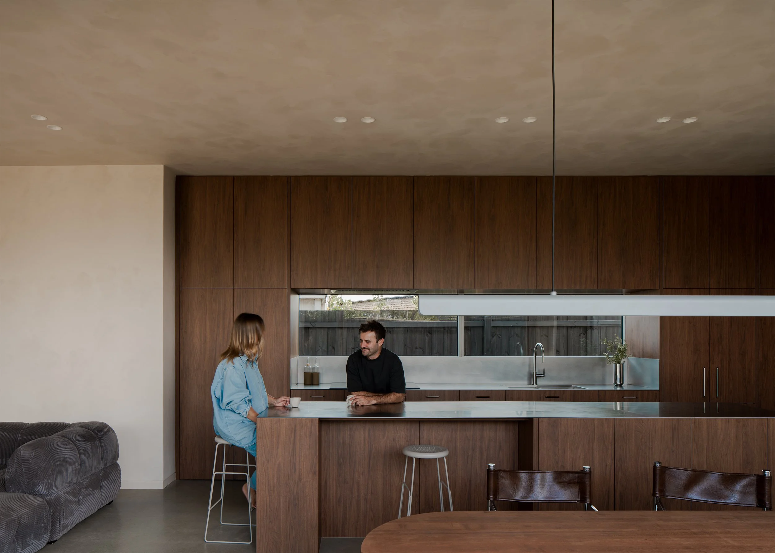 Australian kitchen interior design – architect's own home – Torquay house – Torquay Victoria Australia –The Cove by Wolveridge Architects – Simple Dwelling
