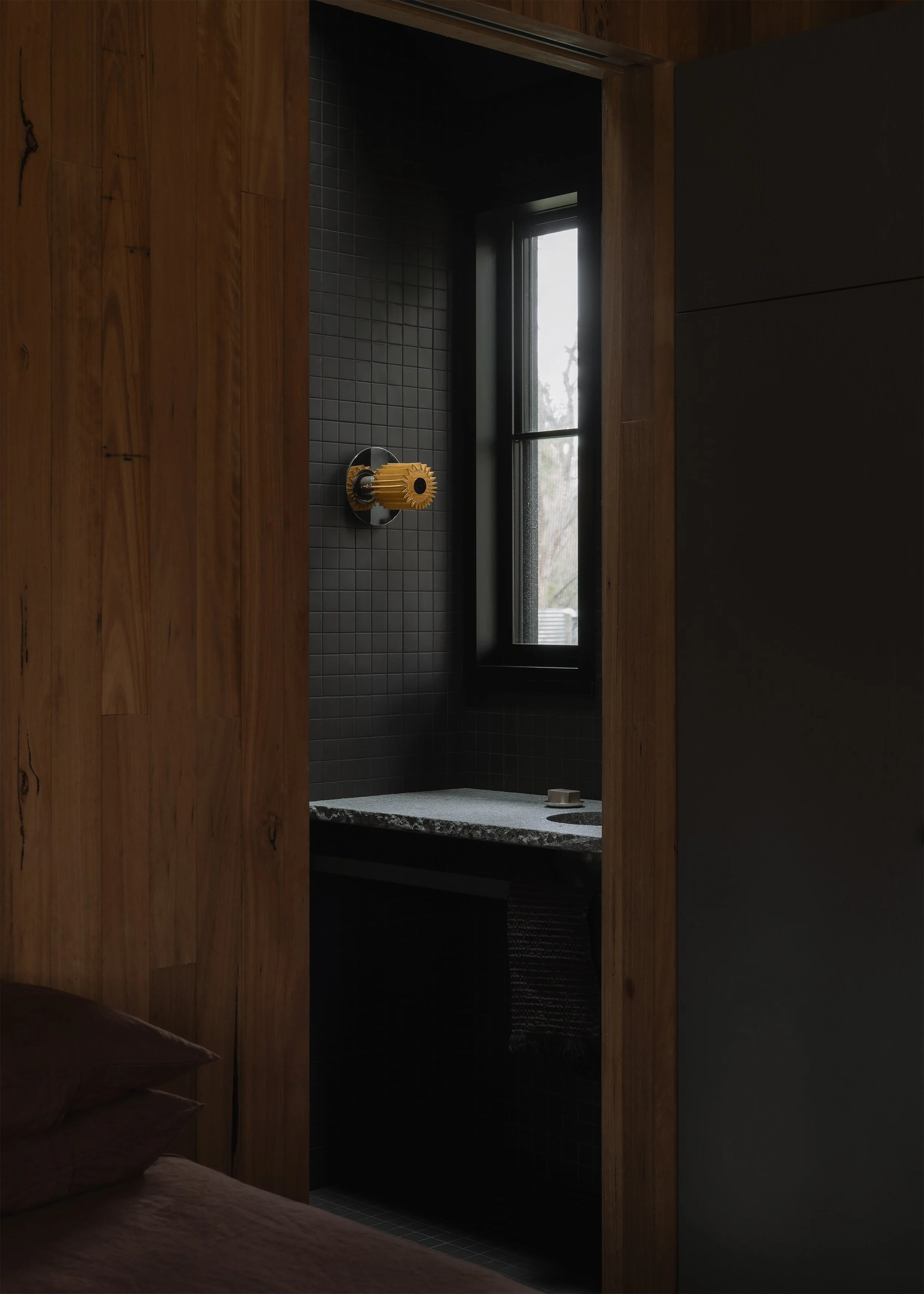 small cabin powder room – architect's house – Bittern Victoria Australia – Bittern Cabin by Nic Morgante