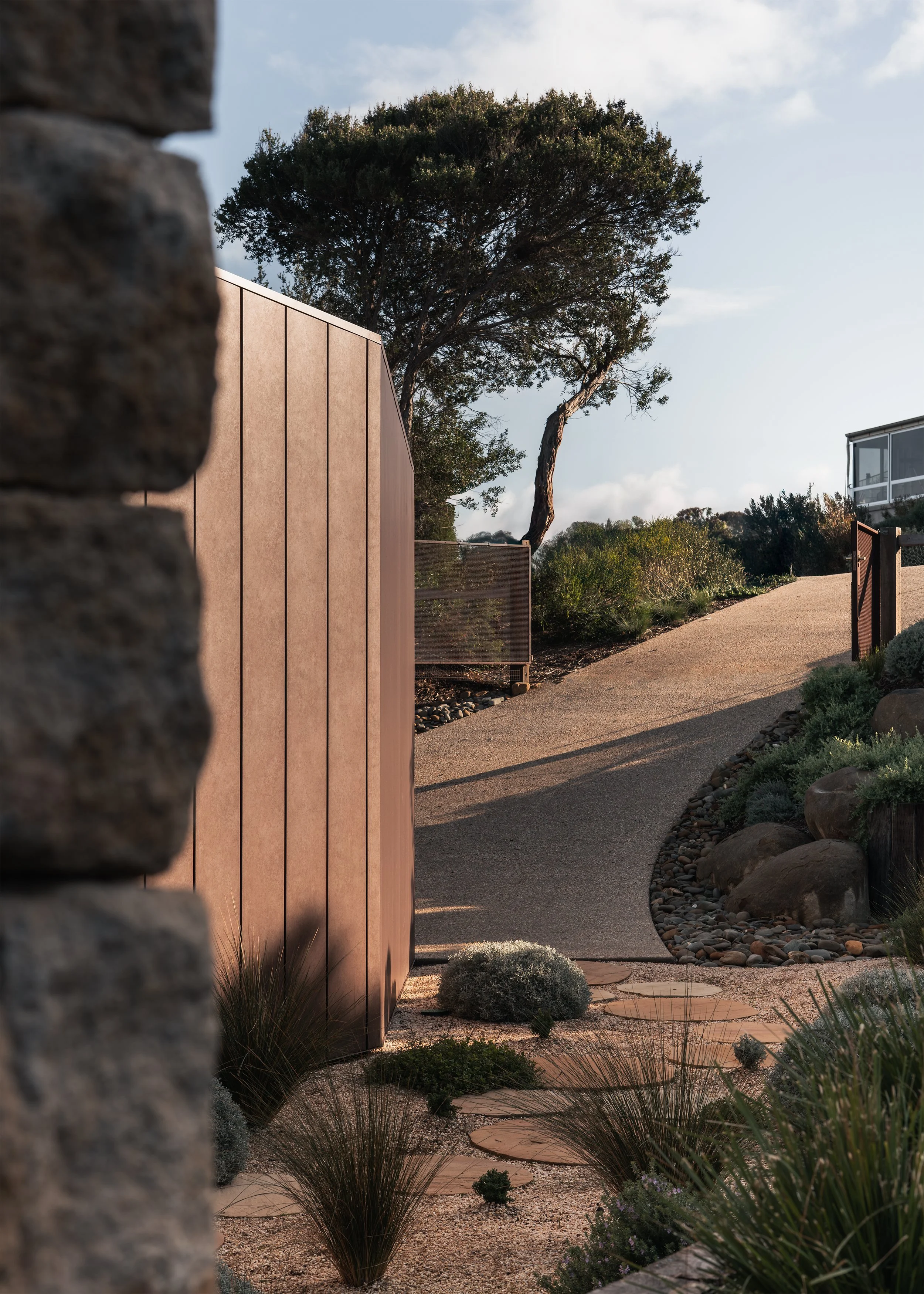 native coastal garden design – architect designed coastal house – Fairhaven Victoria Australia – Fairhaven by LTD Architectural Design Studio and DOOD Studio – Simple Dwelling