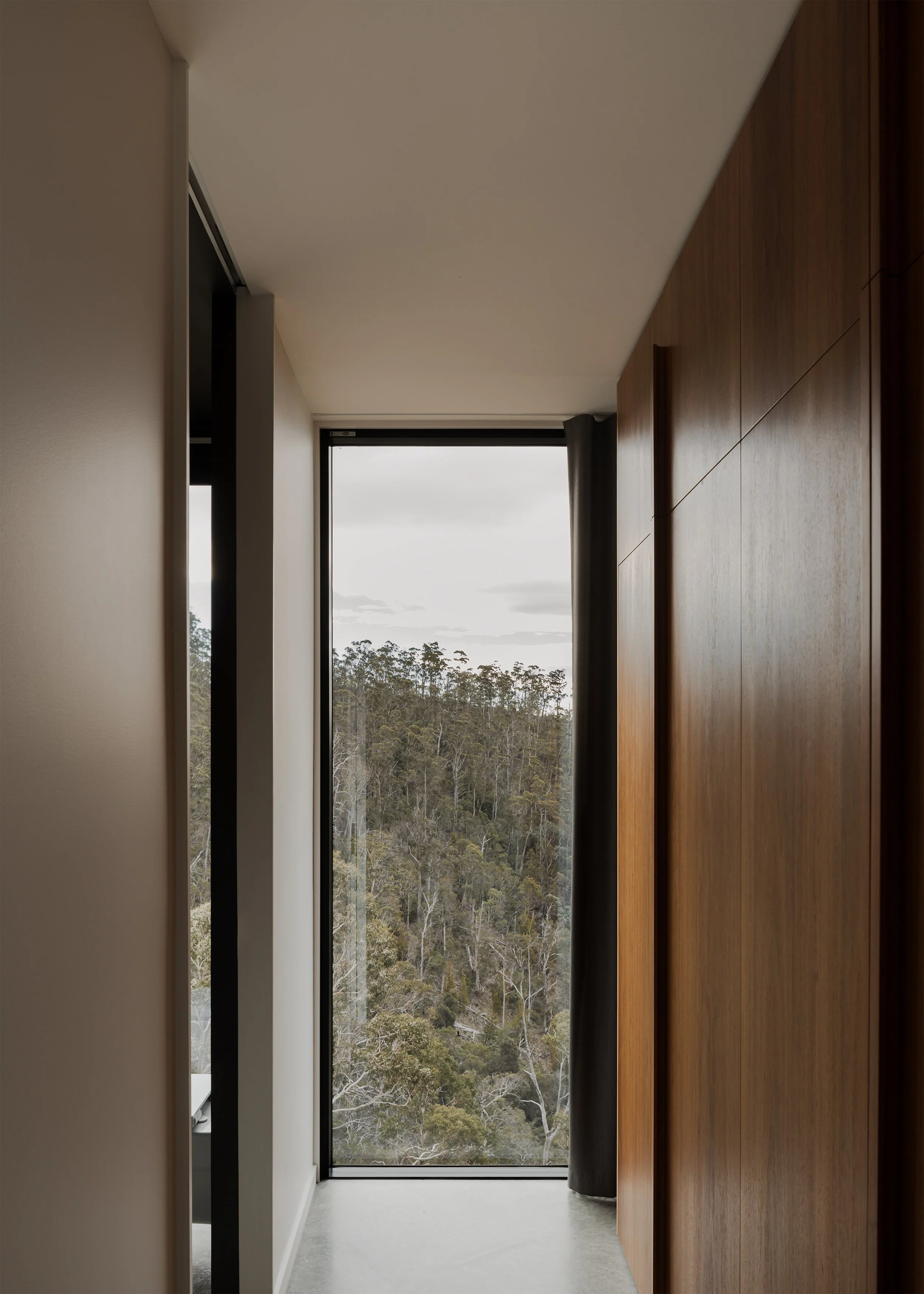 walk-in-robe design – Australian house design – Hobart house – Hobart Tasmania Australia –Eyrie House by Matt Williams Architects – Simple Dwelling