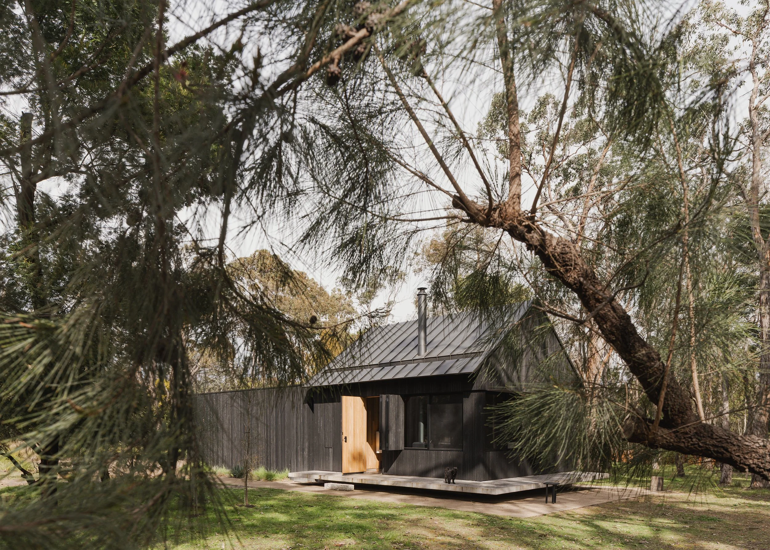 timber cabin design – architect's own home – Bittern Victoria Australia – Bittern Cabin by Nic Morgante