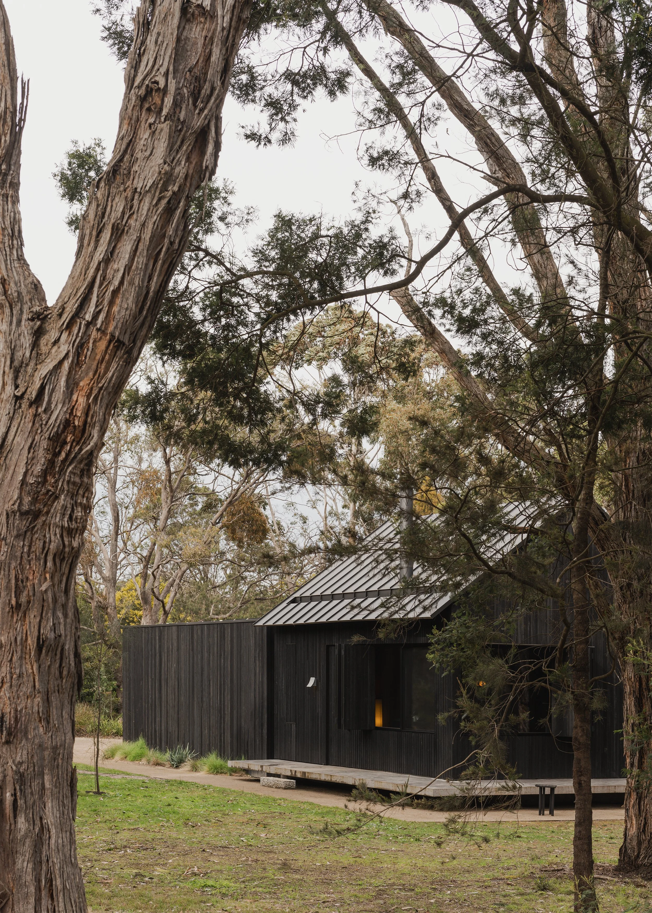 timber cabin design – architect's own home – Bittern Victoria Australia – Bittern Cabin by Nic Morgante