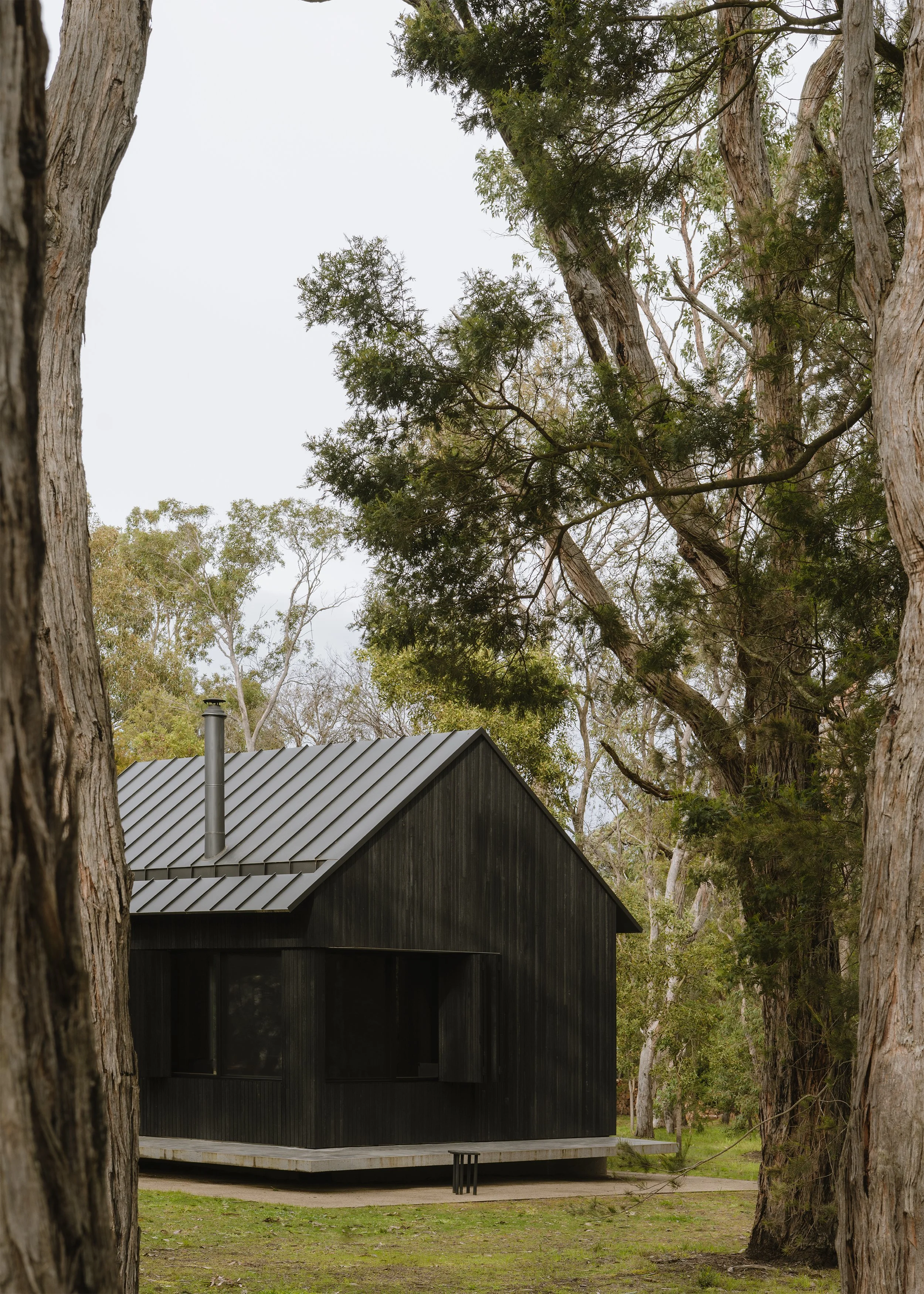 Exterior – small cabin design – architects at home – Bittern Cabin by Nic Morgante