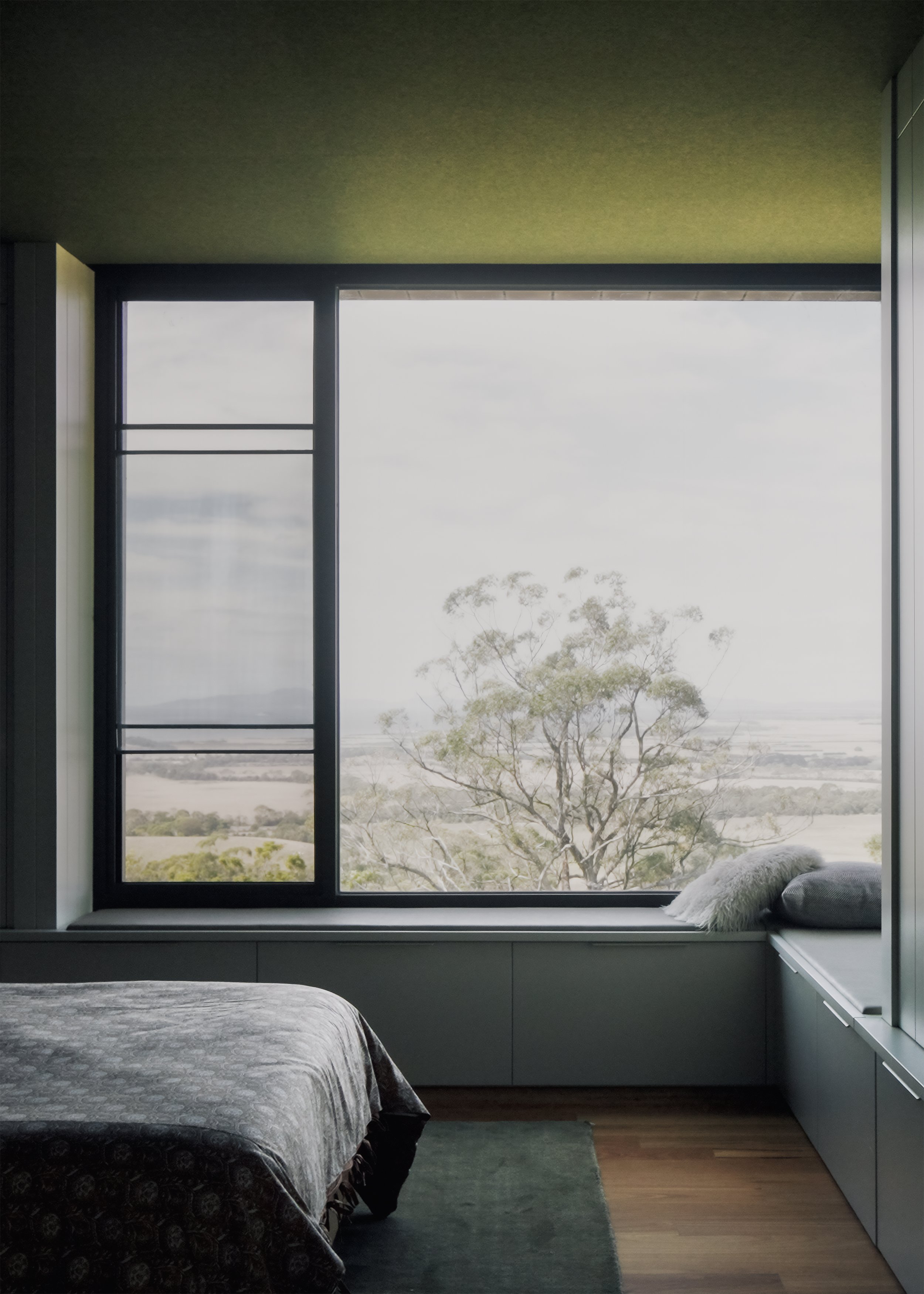 Australian house design – rural house design – Fish Creek House – Fish Creek Victoria Australia – Horizon House by Neil Architecture – Simple Dwelling