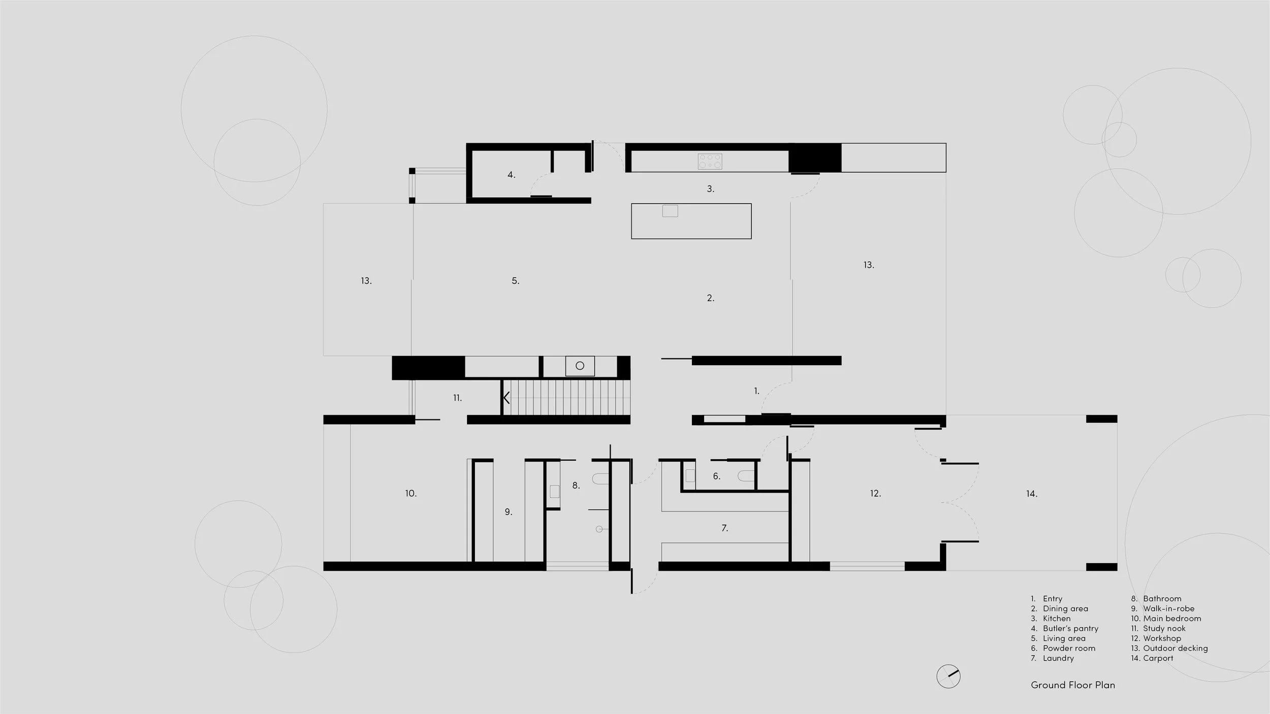 architect designed floor plan – minimalist coastal house design – Point Lonsdale House Victoria Australia – Point Lonsdale House by Field Office Architecture – Simple Dwelling