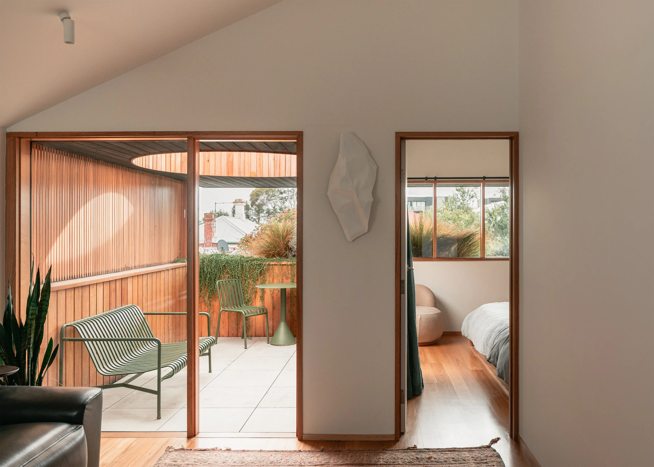 outdoor terrace design – modern house extension – Australian house design – Northcote Victoria Australia – Northcote House by Olaver Architecture – Simple Dwelling