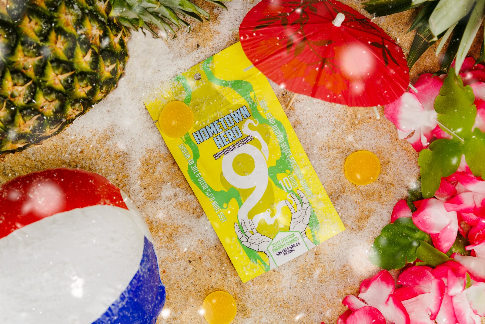 During the dead of winter, when sales took a bit of hit because of new regulations getting rid of over 35% off our products, I crafted a "tropical winter" campaign focusing on our tropical flavored, new line of edibles. We had the art team execute th