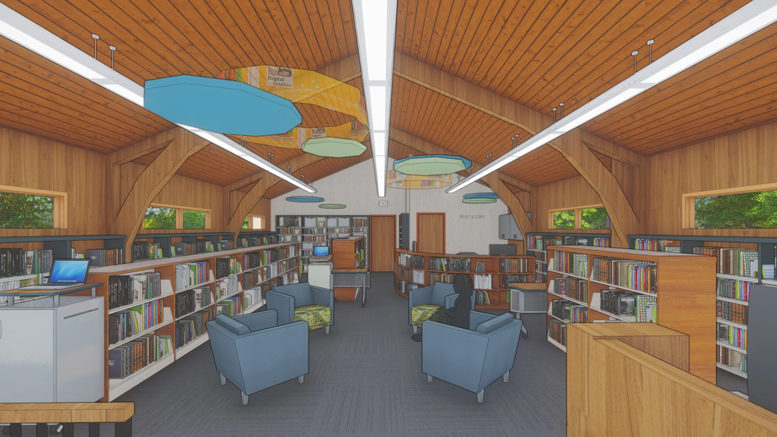 Vaysen Studio - Fairmount Library Rendering