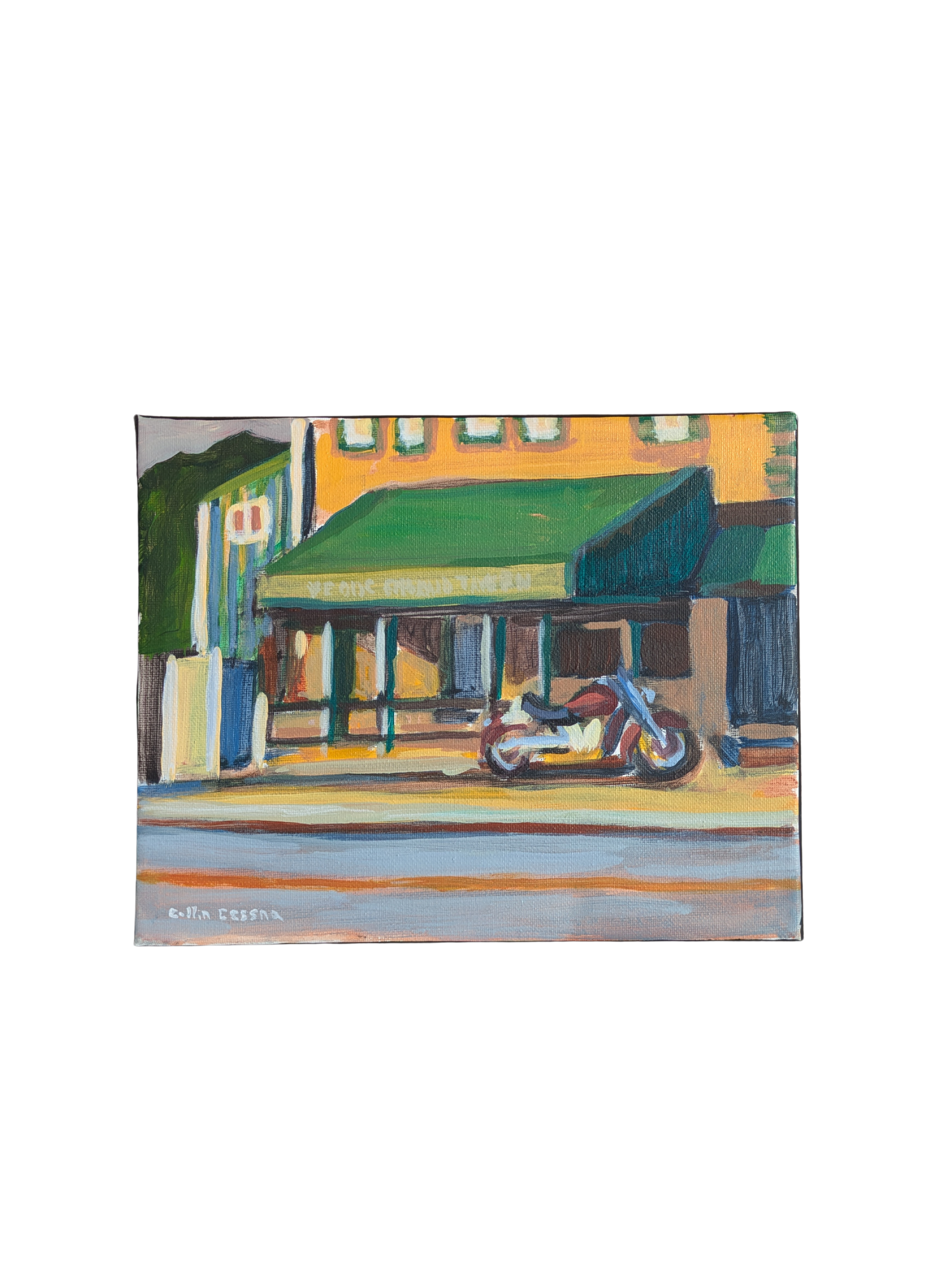 Emerald Tavern Harford Road Motorcycle bar restaurant parkville md maryland 21234 collin cessna art